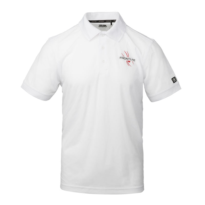 Mens Ogio Spider Polo - White