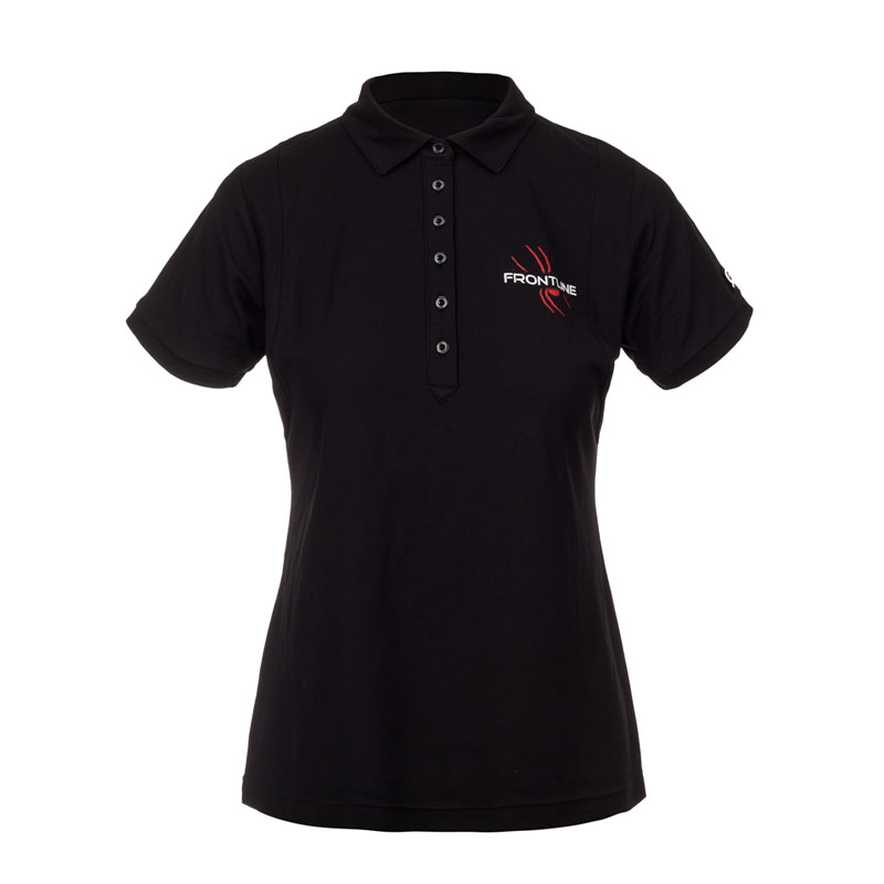 Ladies Ogio Spider Polo - Black