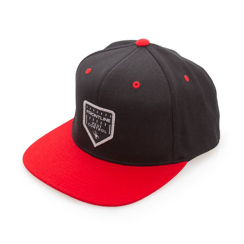 Black/Red Axis Flat Brim Hat